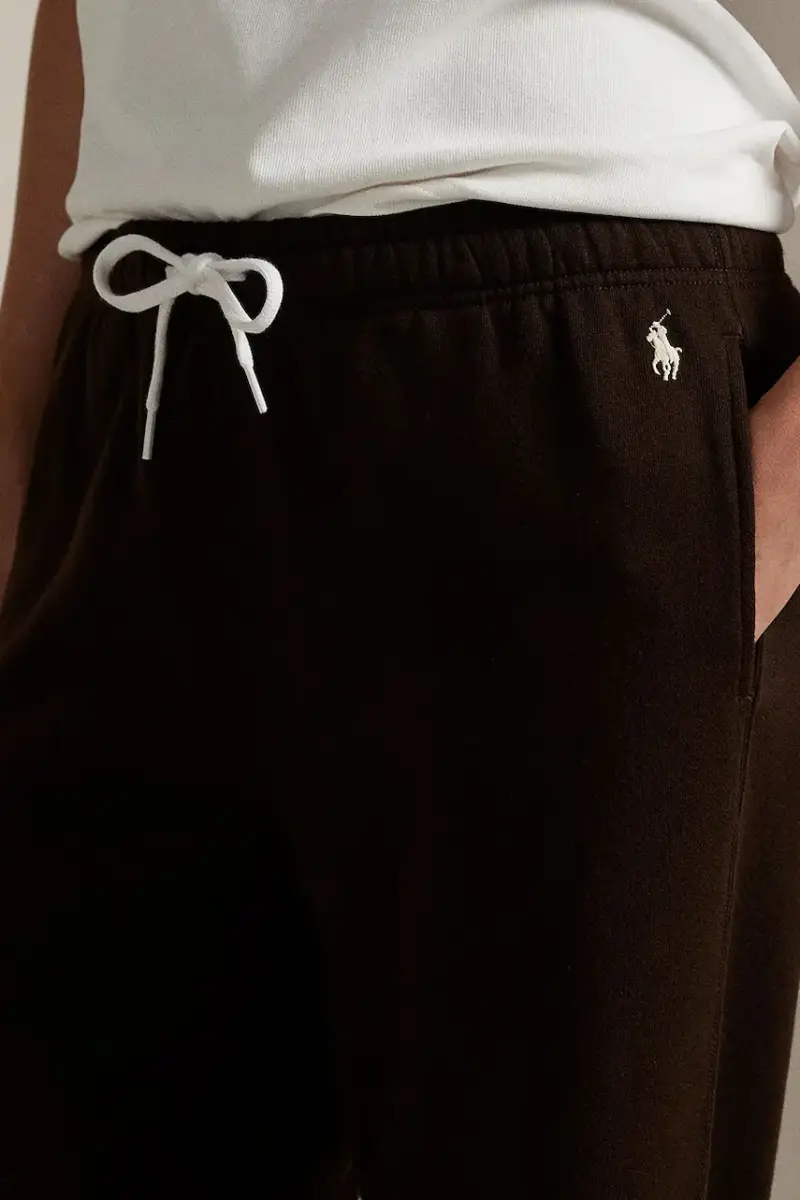 pantaloni tuta colore blu navy 211977959 Marrone miniatura 4