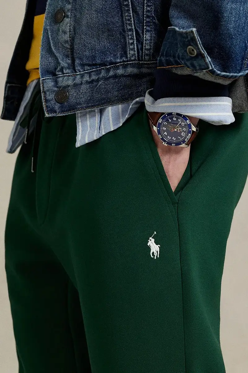 pantaloni tuta colore giallo 710881518 Verde miniatura 4