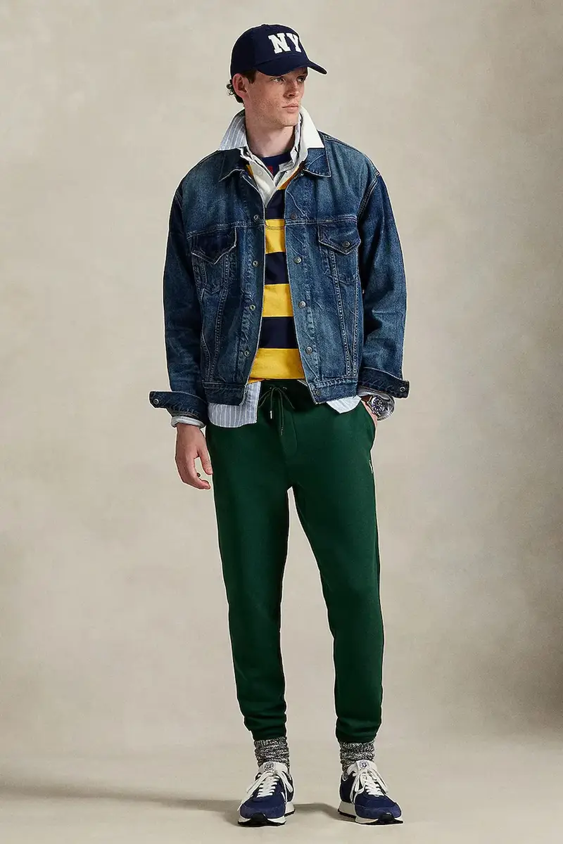 pantaloni tuta colore giallo 710881518 Verde