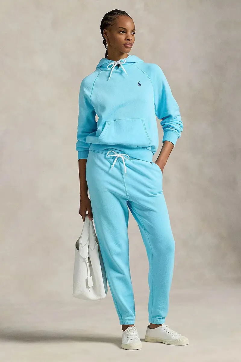 pantaloni tuta donna colore turchese 211971694 miniatura 3