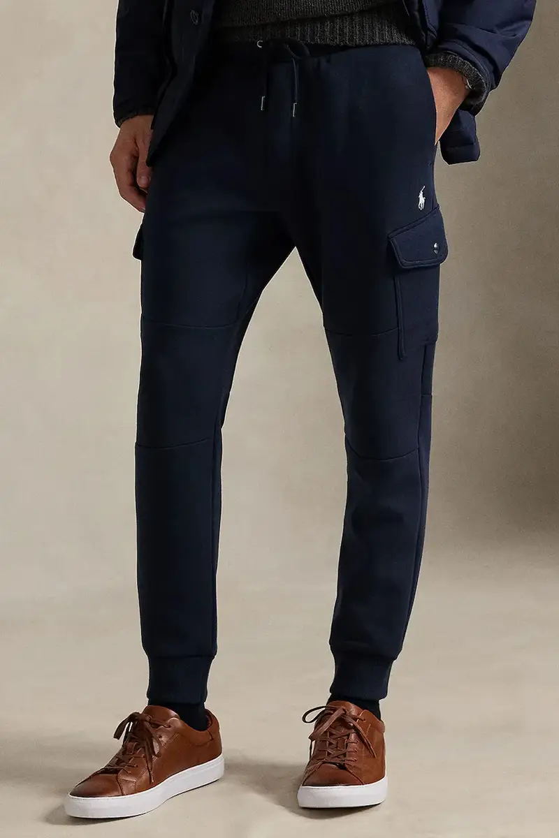 pantaloni tuta uomo colore blu navy 710980340 miniatura 2