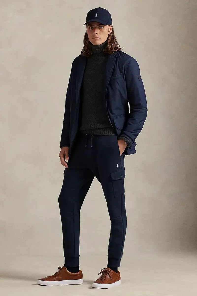 pantaloni tuta uomo colore blu navy 710980340