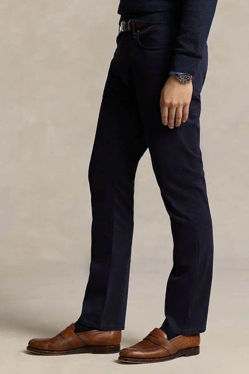 pantaloni uomo colore blu navy 710951323 miniatura 3