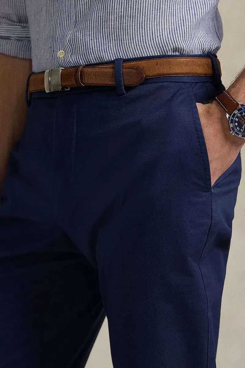 pantaloni uomo colore blu navy 715958495 miniatura 4