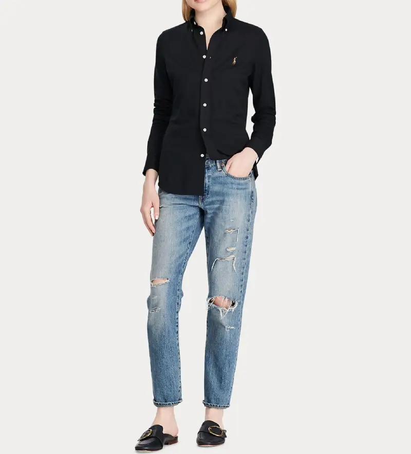 Polo Ralph Lauren Oxford Donna Nero 4056761