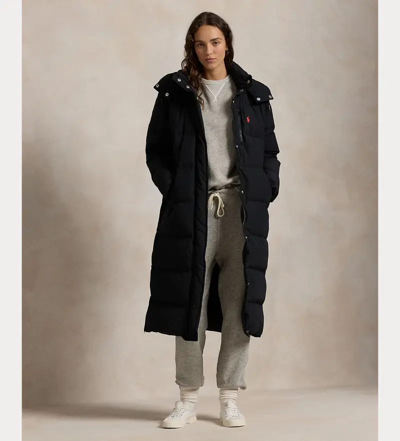 per donna. 211941005002 Cappotto con cappuccio (M), Nero, Casual, Cotone