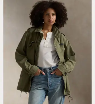 per donna 211941066001 Giacca verde iconica (L), Casual, Cotone