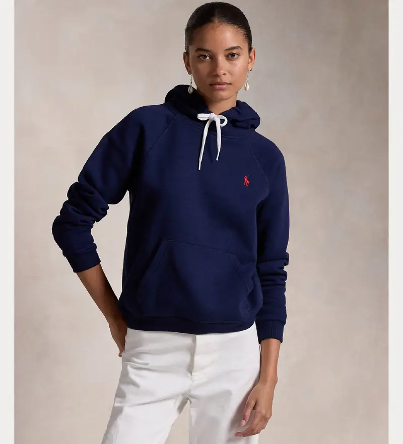 per donna 211943007002 Felpa casual blu scuro (L), Cotone, Navy