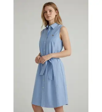 per donna 211968897002 Abito blu in tessuto (34), Casual, Cotone, Senza maniche / cinghie