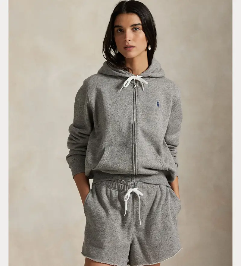 per donna 211971699004 Felpa grigia con zip intera (M), Casual, Grigio, Cotone