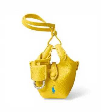 per donna 427P17791002 Charm Shiny Drum giallo (OSFA), Casual, Pelle