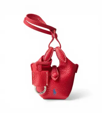 per donna 427P17791003 Borsa a tamburo lucida (OSFA), Rosso, Casual, Pelle Blu