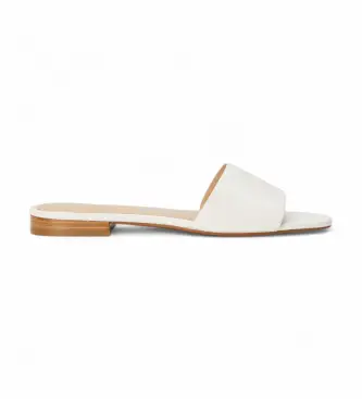 per donna 802959143009 Sandali Everley in nappa bianca (36), Pelle, Bianco, Basso, 1 a 3 cm, Nessuno, Casual