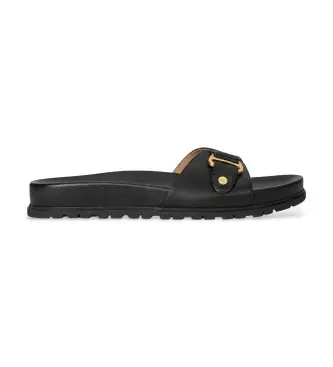 per donna 802982883002 Sandali infradito Tasha in pelle nera (36), Nero, Basso, Nessuno, Casual