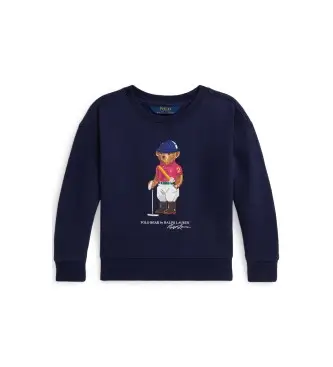 per ragazza 312A96116001 Maglione squadrato in pile Polo Bear blu navy (5años=109/116cm), Casual, Cotone, moda per bambin