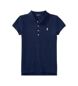 per ragazza 313573242008 Polo elasticizzata blu navy (10Años=136/142cm), Casual, Cotone, Manica corta, moda per bambini
