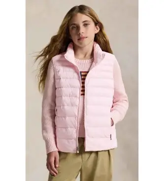 per ragazza 323969872003 Gilet imbottito pieghevole P-Layer 2 rosa (8/años = 136/142cm), Casual, Nylon riciclato, moda