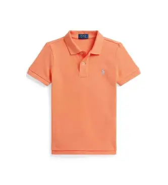 per ragazzo 322703632511 Iconica polo in piqué arancione (1 5 años = 93cm), Cotone, Classico, Manica corta, Corallo, m