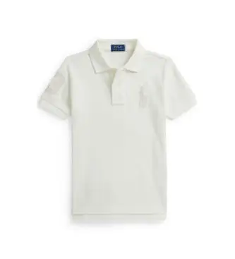 per ragazzo 322703635506 Polo in piquet di cotone con Big Pony grigio (1 años = 93cm), Bianco, Casual, Manica corta