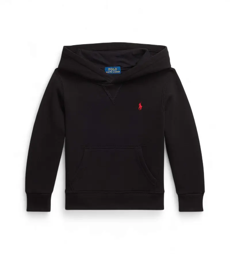 per ragazzo. 322749954058 Felpa con cappuccio in pile nero (5años=109/116cm), Casual, Cotone, moda per bambini