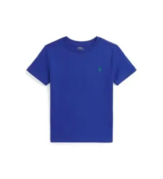per ragazzo 322832904502 Maglietta in maglia di cotone blu (2 años = 100cm), Casual, Manica corta, moda per bambini