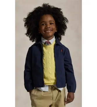 per ragazzo 322934661002 Giacca Bayport in popeline di cotone blu navy (1 años = 93cm), Casual, Classico, moda per b