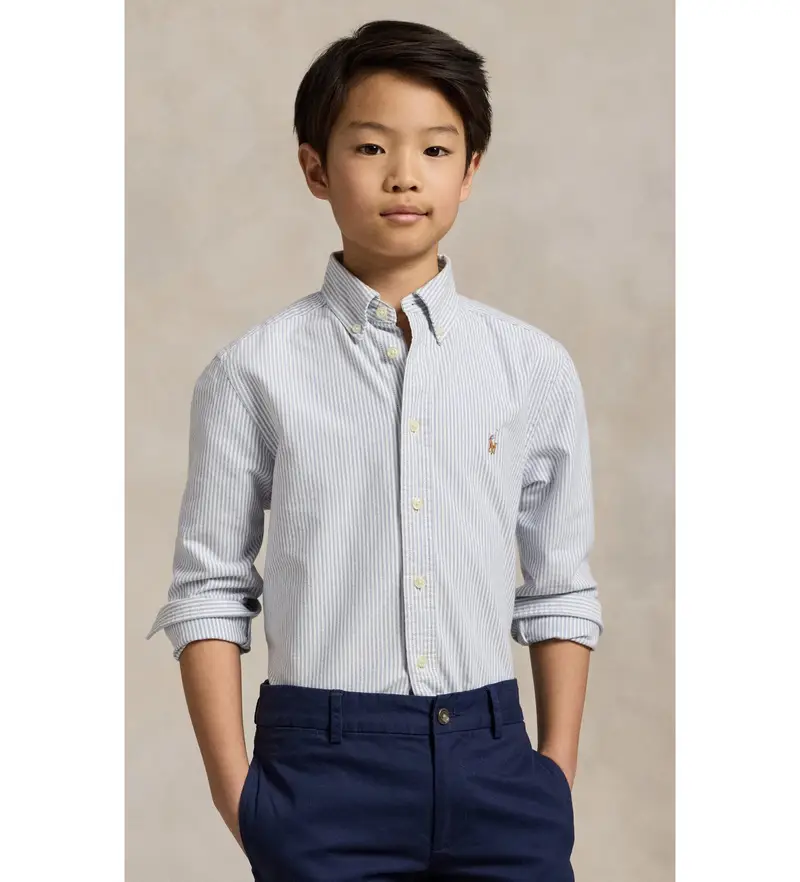 Polo Ralph Lauren Oxford Ragazzo Blu 4044374