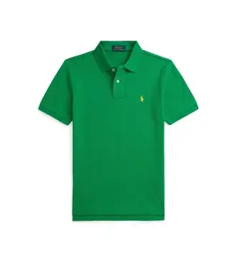 per ragazzo 323703632503 Polo iconica in piqué verde (8/años = 140/149cm), Casual, Cotone, Manica corta, moda per bambi