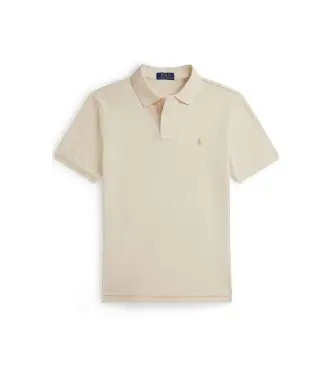 per ragazzo 323703632507 Polo iconica in piqué beige (8/años = 140/149cm), Casual, Cotone, Manica corta, moda per bambi