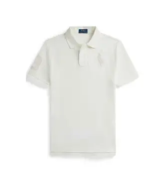 per ragazzo 323703635506 Polo in piquet di cotone con Big Pony grigio (6/años = 136/138cm), Bianco, Casual, Manica cort