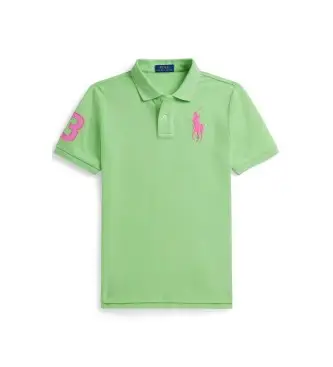 per ragazzo 323703635510 Polo in piqué di cotone con Big Pony verde (6/años = 136/138cm), Casual, Manica corta, moda pe