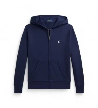 per ragazzo 323964134002 Felpa con cappuccio blu scuro (8años=136/138cm), Casual, Sportivo, Cotone, Navy, moda per bambin