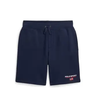 per ragazzo 323969025502 Pantaloncini in pile Navy Polo Sport (6/7años=136/138cm), Casual, Cotone, moda per bambini