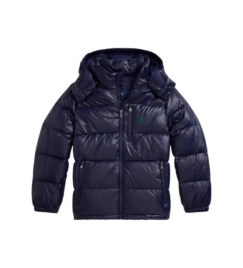 per ragazzo 323978459004 Cappotto blu lucido (18Años=150/174cm), Casual, Sostenibile, Nylon riciclato, moda per bambini