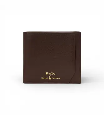 per uomo 405963225002 Portafoglio in pelle martellata marrone (OSFA), Casual