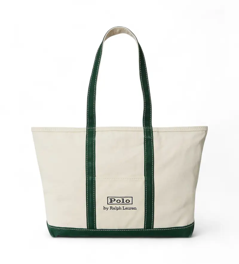 per uomo 405974612005 Borsa tote in tela beige media (OSFA), Casual