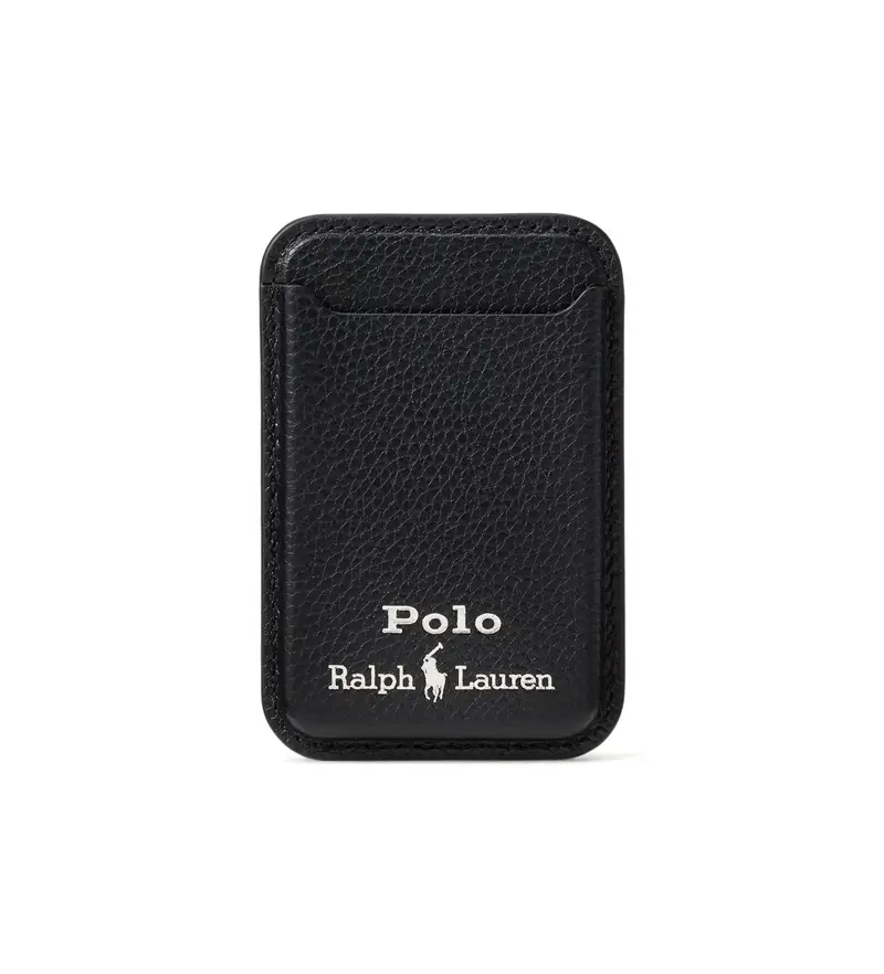 per uomo. 405P17558001 Portafoglio in pelle nera Magsafe (OSFA), Nero, Casual