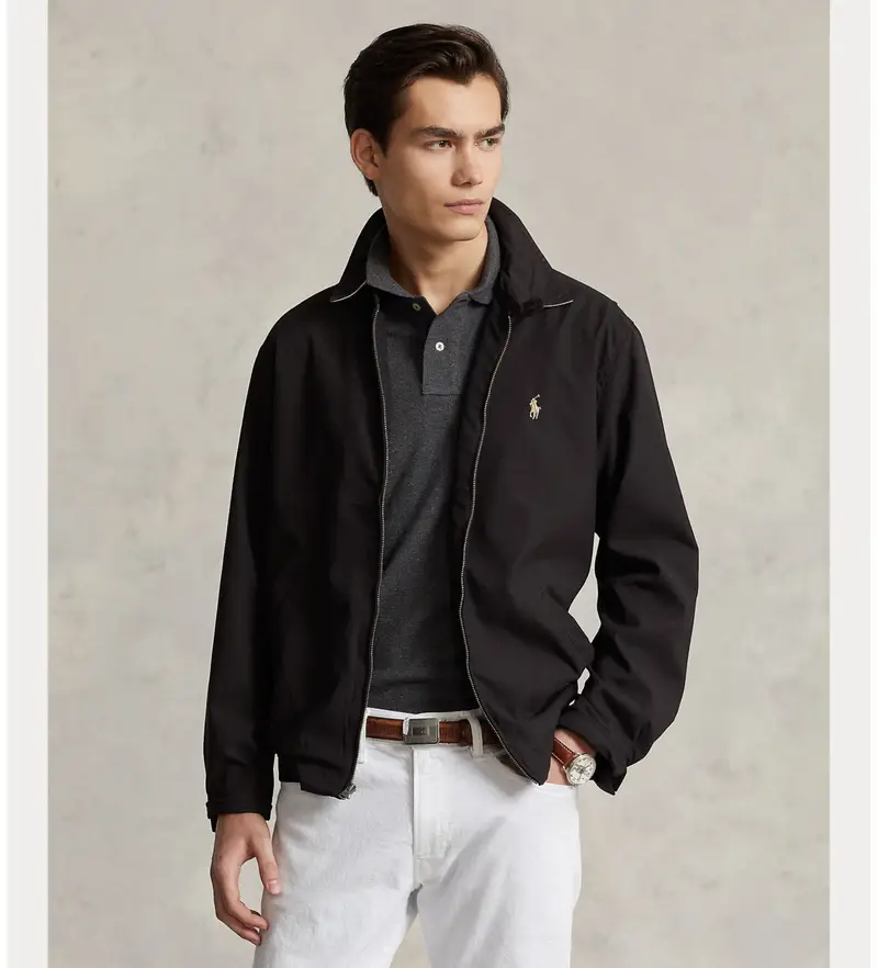 per uomo 710548506003 BI Giacca a vento Swing nera (S), Nero, Casual, Cotone, Poliestere