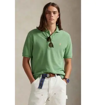 per uomo 710680784464 L'iconica polo in piqué (S), Casual, Verde, Cotone, Manica corta