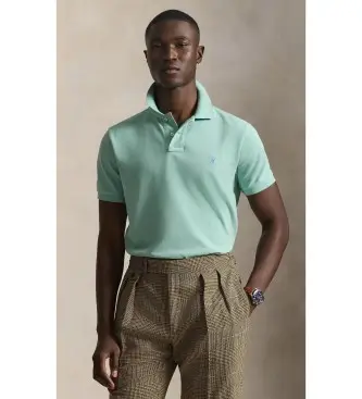 per uomo 710680784513 L'iconica polo in piqué verde (S), Casual, Cotone, Manica corta