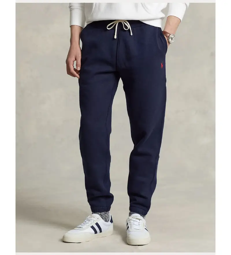 per uomo 710793939003 Pantaloni della tuta in peluche blu scuro (S), Casual, Cotone, Navy