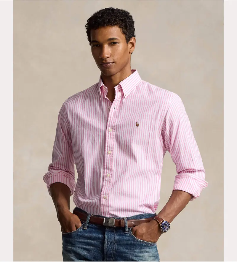 Polo Ralph Lauren Oxford Uomo Rosa 4057847