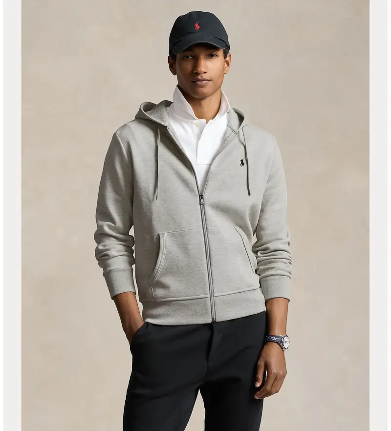 per uomo 710888282003 Felpa grigia in doppia maglia (S), Casual, Grigio, Cotone