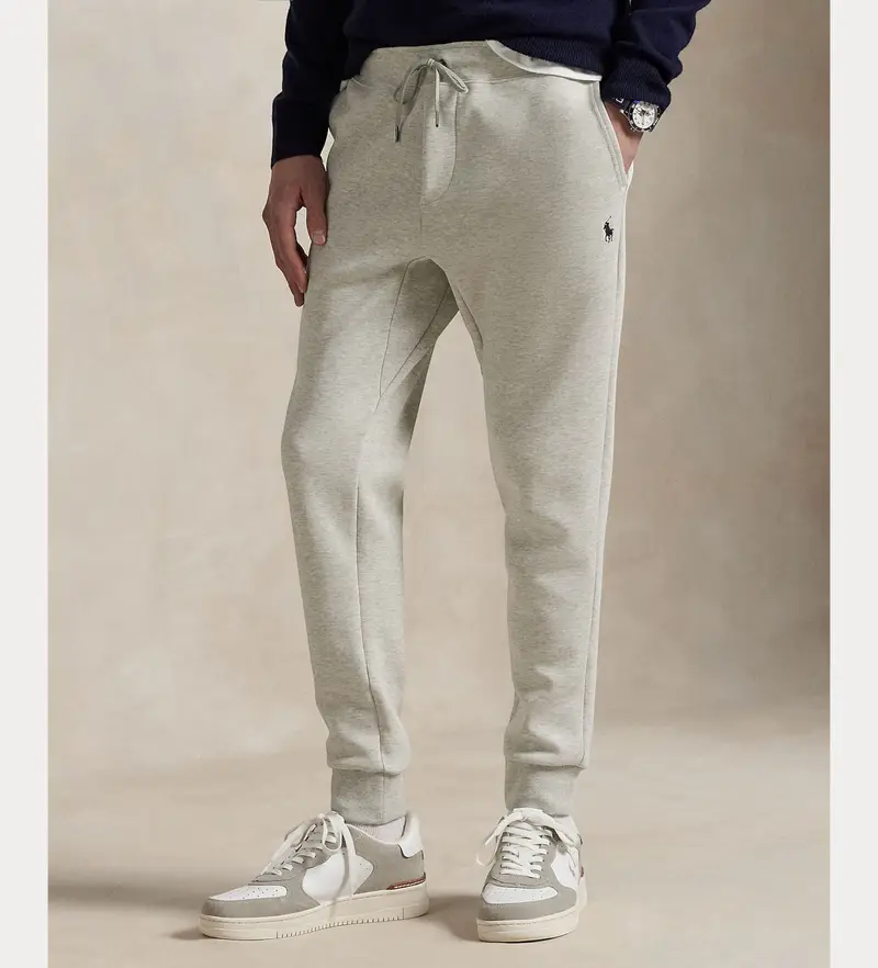 per uomo 710888283003 Pantaloni jogger grigi in maglia doppia (XL), Casual, Grigio, Cotone