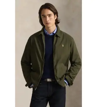 per uomo 710940744003 Giacca a doppio tassello in twill verde scuro (S), Casual, Poliestere
