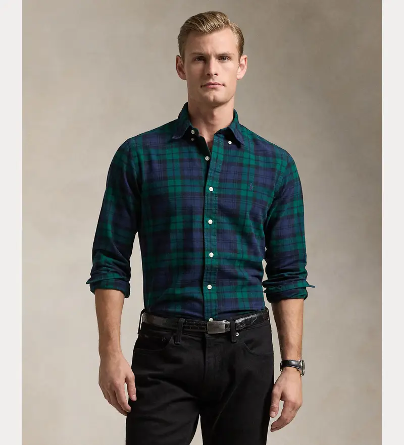 Polo Ralph Lauren Oxford Uomo Verde 3297778