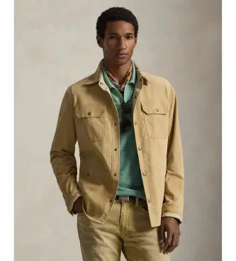 per uomo 710955766001 Giacca reversibile in taffetà marrone e pelle scamosciata (M), Casual