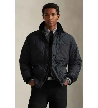 per uomo 710968117003 Giacca funzionale trapuntata Hurston, nera (XS), Nero, Casual, Polister riciclato