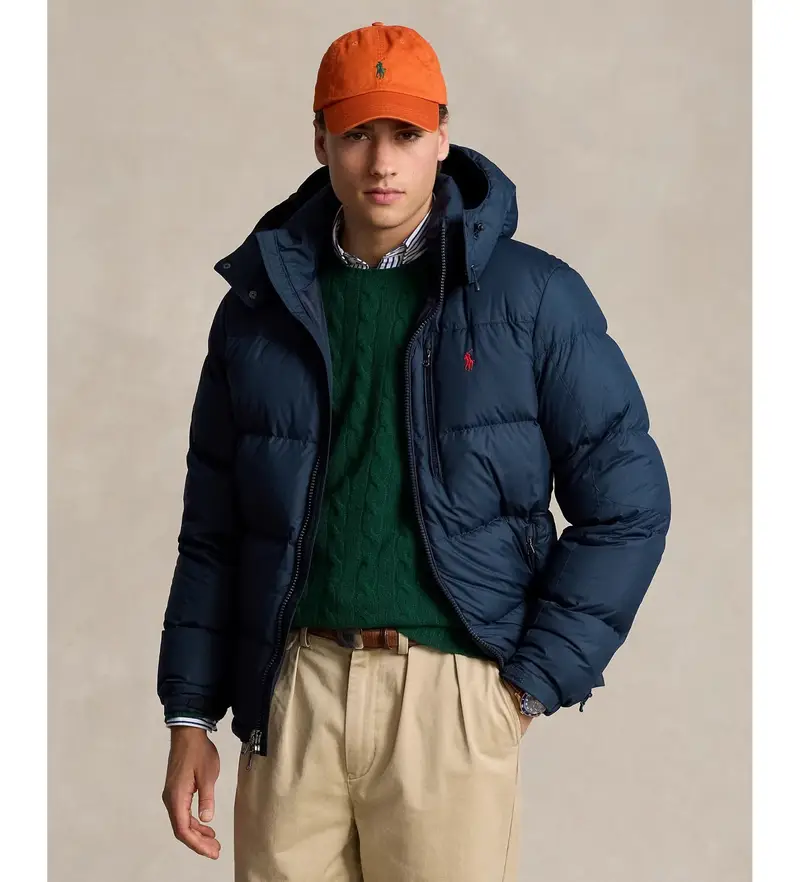 per uomo 710968278003 Giacca in piumino blu navy Gorham (XS), Casual, Polister riciclato, Sostenibile