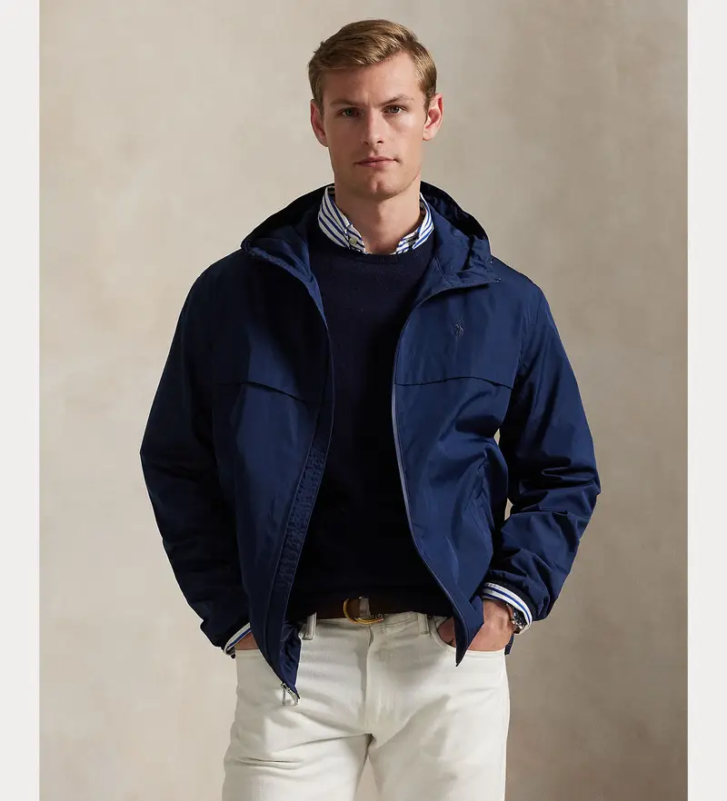 per uomo 710968886002 La giacca blu Glenmoor (S), Casual, Polister riciclato, Sostenibile